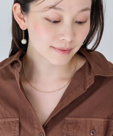 Phoebe 2wayダブルラインパールチェーンネックレス