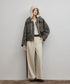 GRACE CONTINENTAL ラップワイドパンツ