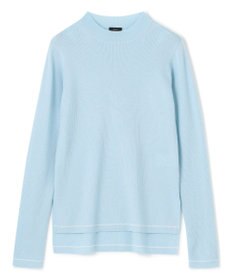 JOSEPH 【洗える】ウールリブ　ラウンドネックニット