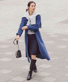 ICB ウールリバー ロングトレンチコート