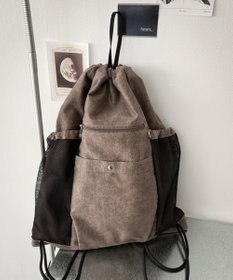 WEGO サイドメッシュポケットナップサック