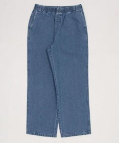 WEGO 【ユニセックス着用ITEM/ウエストゴム】ユルフィットデニムイージーパンツ