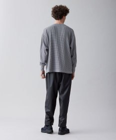 UNFILO MENS イージーケア ワッフル クルーネック [23年春夏商品]