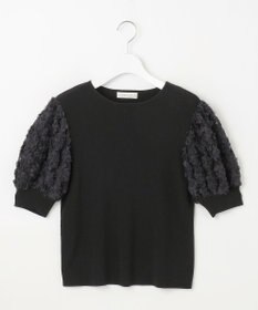 Feroux ブーケスリーブ ニットプルオーバー