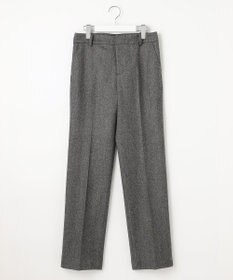 J.PRESS LADIES 【セットアップ対応】ウールストレッチツイード ストレート パンツ