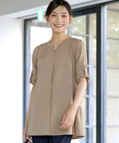 Tiaclasse 【選べる2Type】スキッパーシャツチュニック