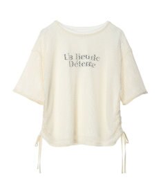 Green Parks ＳＥＴ２点　メッシュ＋ノースリーブロゴプルオーバー