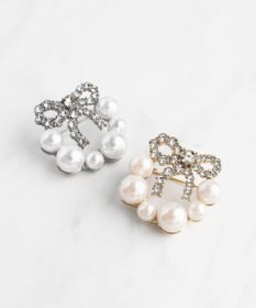 TOCCA 【2WAY】PROMISE PEARL RIBBON BROOCH NECKLACE ブローチ ネックレス