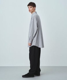 SHRINK COTTON | オーバーサイズロングシャツ - UNISEX / ATON