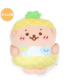 Mother garden しろたん パイナップルパーティー クッション 《しろたん/らっこいぬ》 単品