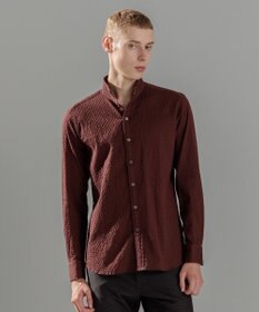 JOSEPH HOMME トライジャガードストレッチ　ウィングカラーシャツ