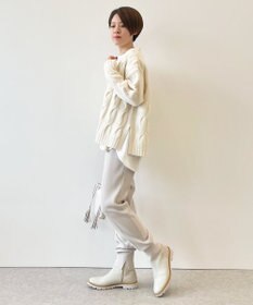 自由区 【洗える】ウールカシミヤブレンド ニットカーディガン