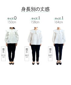 #Newans 【洗濯機可能/シワになりにくい】〈小柄さんにお勧め〉ウェービーカラーブラウス