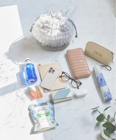 style code 【MERCURYDUO/マーキュリーデュオ】チュールフリル 雑材バケツ型ショルダーバッグ