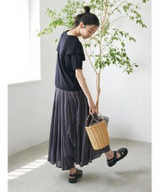 CRAFT STANDARD BOUTIQUE ＢＩＧカラー半袖ニットプルオーバー