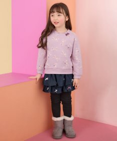 ANY KIDS デニム ニット スカッツ