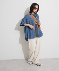 Green Parks 半袖シアーデニムシャツ