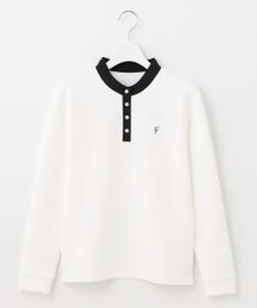 23区GOLF 【23Fondation】【WEB&一部店舗限定】クレリック モックネックシャツ