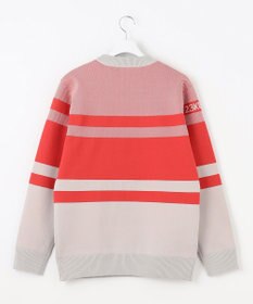 23区GOLF 【MEN】【洗える】カラーブロック 裏付き ニット