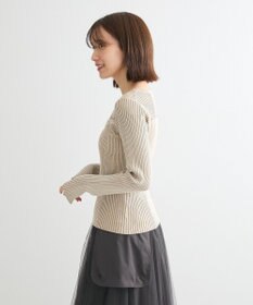 Green Parks ・ＡＮＤＳＥＡＲＣＨ　リブフェイクレイヤードニット