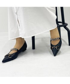 MODE ET JACOMO <MODE ET JACOMO>ポインテッドトゥメリージェーンパンプス