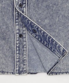 WEGO 【ユニセックス着用ITEM】ベースボールデニムグラフィックシャツ（SS）