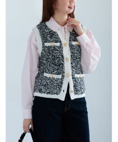 Te chichi ツイードニットベスト