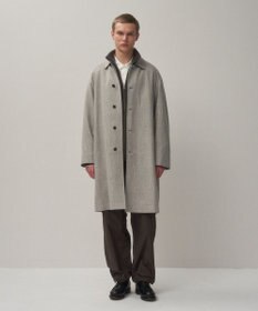 ATON LINEN WOOL TWILL | バルマカーンコート - UNISEX