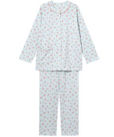 Wing パジャマ 長袖 長ズボン 綿100%(本体) レディース EP6008 ウイング／ワコール