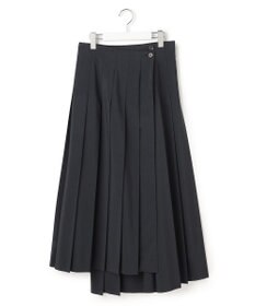 23区 【GOLD LABEL】タスランタイプライター アシンメトリー ラップスカート