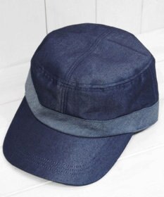 石田製帽 【UNISEX】備後デニム キャップ