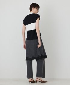 GRACE CONTINENTAL ラガーポロニットトップ