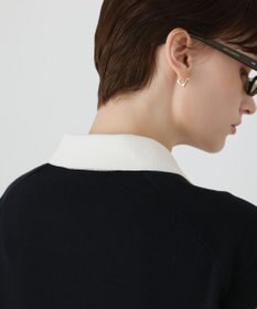 GRACE CONTINENTAL ラガーポロニットトップ