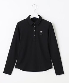 23区GOLF 飽きずに使えるベーシックアイテム【WOMEN】】 リブポロシャツ