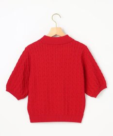 組曲 L ポロ襟 ニットプルオーバー