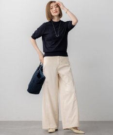 23区 S 【滝沢眞規子さん着用/洗える】コットン コーデュロイ ワイド パンツ