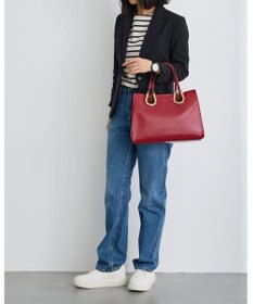 MioFIRANO ホースシューエナメルハンドバッグ 2WAY　FIRANO フィラノ