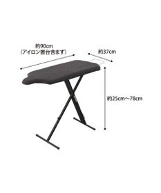 tower スタンド式人体型アイロン台 スタンダードライン ダークグレー