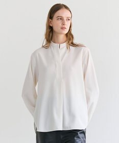BEIGE， 【セットアップ対応】SPHENE / スタンドカラープルオーバーブラウス Ecru