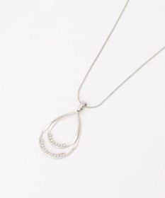 ANY SIS ストーンラインドロップ ネックレス