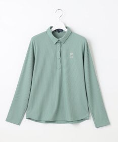 23区GOLF 飽きずに使えるベーシックアイテム【WOMEN】】 リブポロシャツ