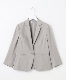 J.PRESS LADIES 【セットアップ対応・洗える・撥水・防汚】コットンFITTYシャーク テーラード ジャケット