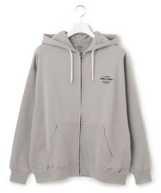 J.PRESS YORK STREET 【UNISEX】フルジップ裏毛ロゴパーカー