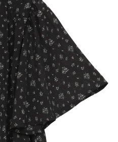 earth music&ecology マジョリカプリーツ半袖ブラウス