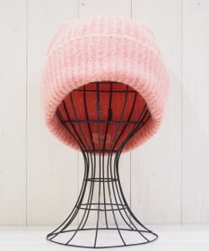 石田製帽 モヘア ホールガーメントシャロット ニット帽