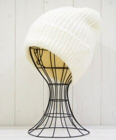 石田製帽 モヘア ホールガーメントシャロット ニット帽