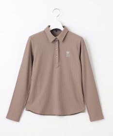23区GOLF 飽きずに使えるベーシックアイテム【WOMEN】】 リブポロシャツ
