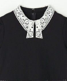 組曲 KIDS 【150-170㎝】 ドットジャガードワンピース＆ジャケットセット