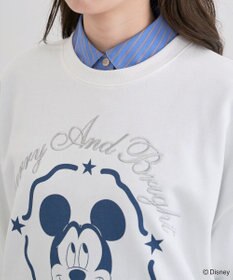 Green Parks ミッキー＆フレンズ／刺繍裏毛プルオーバーⅡ