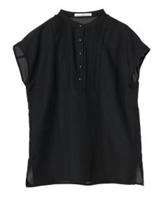 Green Parks ・ＥＬＥＮＣＡＲＥ　ＤＵＥ　ピンタックフレンチブラウス